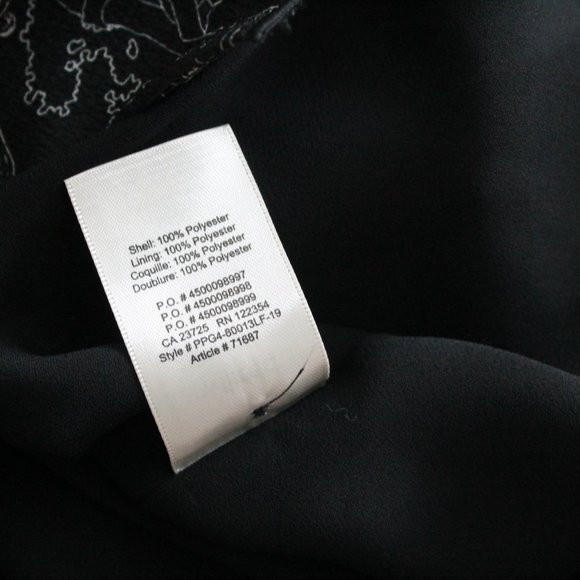 Wilfred Nazaire Fit and Flare Mini Dress Size 2 Black White Aritzia - Picture 7 of 7